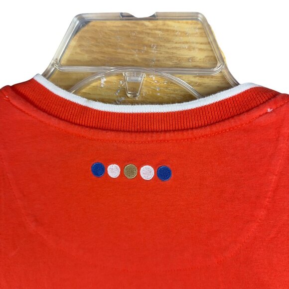 Coogi Australia T-Shirt Mens XL Red Graphic Embroidered Logo Color Block Design - Picture 3 of 13